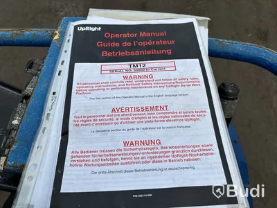 Pelarlift UPRIGHT TM12 -2004 | Reparationsobjekt