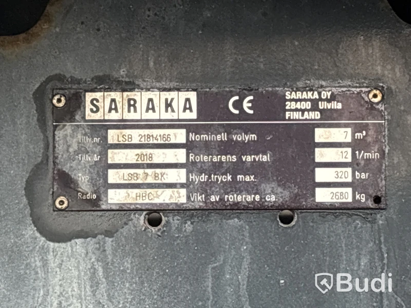 Betongbil Volvo FE 7.7 6x2 I-Shift -2018 | Saraka