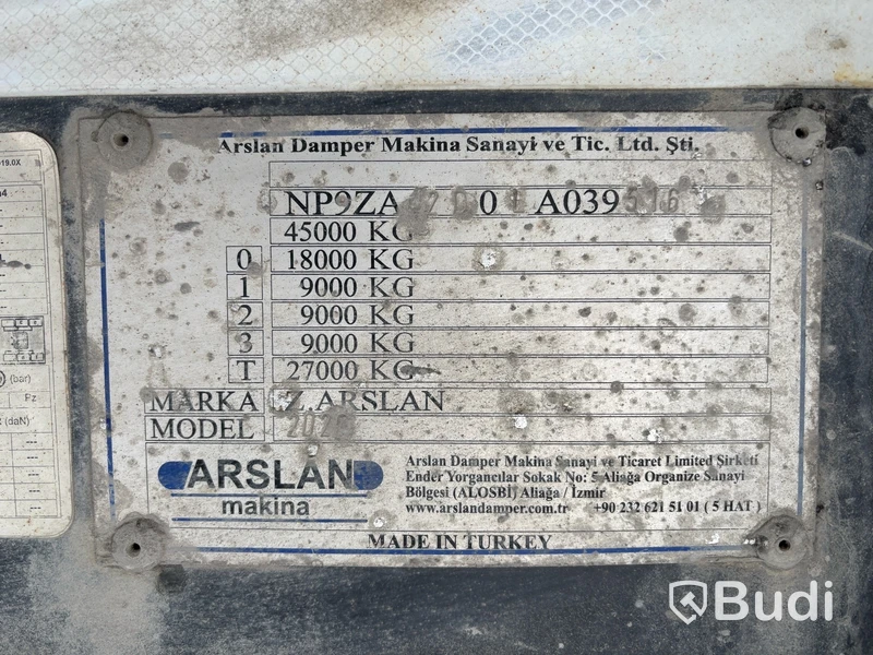 Asfaltstrailer Arslan Semitrailer -2020