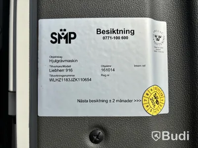 Hjulgrävare Liebherr A 916 Litronic -2018 | Engcon