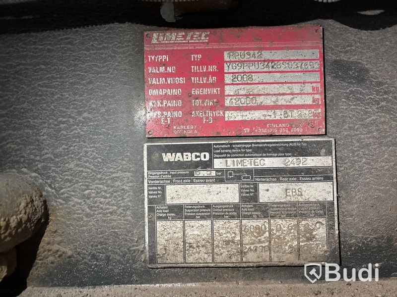 Trailer Limetec PPU 342 -2008