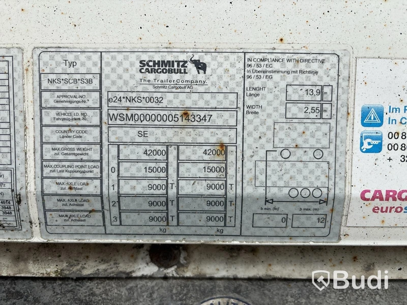 Schmitz Cargobull Trailer - 2015 | Repair project