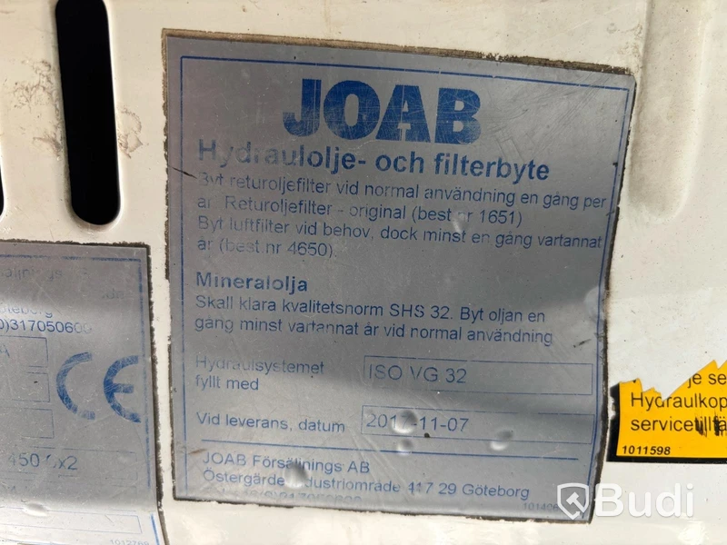 Kranväxlare Volvo FMX 12.8 450 6x2 I-Shift -2017 | HMF | JOAB