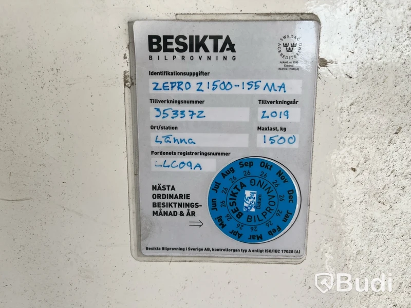 Distributionsbil Mercedes-Benz ATEGO -2019 | SKAB