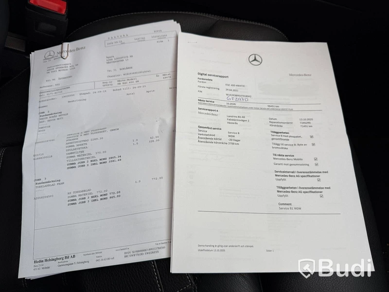 Mercedes-Benz EQC 400 4MATIC 80kWh N293 (408hk) -2020