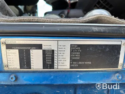 Lastväxlare Scania R560LB8X4*4HNB -2013 | JOAB