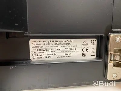 Helautomatisk kaffemaskin / espressomaskin från Siemens