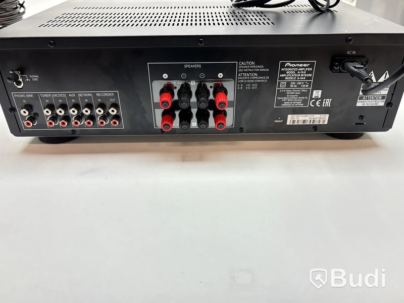 4 st. Högtalare Electro-Voice, EVID C8.2LP inkl. förstärkare Pioneer A-10K