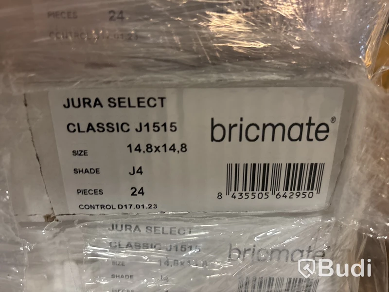 15,6 kvm Kakel Bricmate J1515 JURA SELECT CLASSIC 15x15 cm