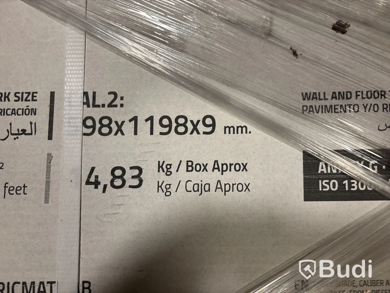 14,32 kvm Kakel Bricmate J612 NORRVANGE GREY 60x120 cm, shade J21