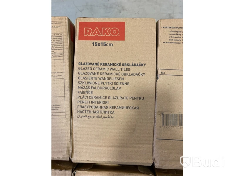 12 kvm Kakel Bricmate, Rako Color One WAA19104, vägg, vit, 15x15 cm