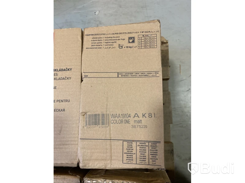 12 kvm Kakel Bricmate, Rako Color One WAA19104, vägg, vit, 15x15 cm