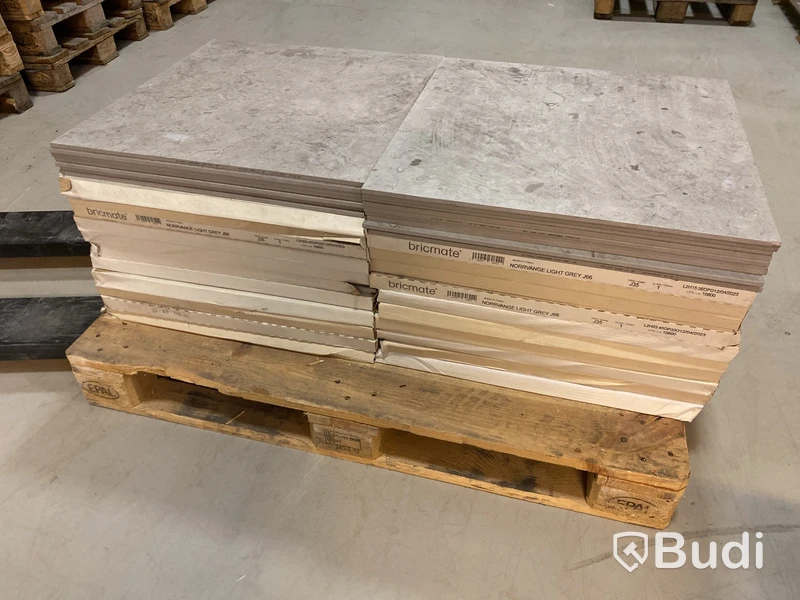 ca 27,82 kvm Kakel Bricmate J66 NORRVANGE LIGHT GREY 60x60 cm, shade J35
