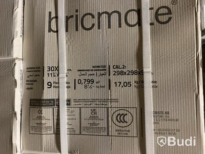 ca 33,55 kvm Kakel Bricmate J33 NORRVANGE LIGHT GREY 30x30 cm, shade J35