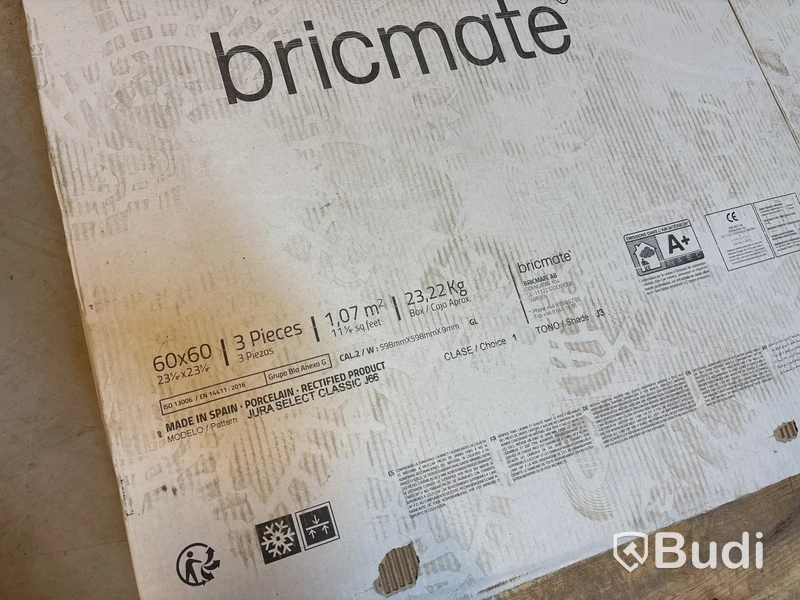ca 6,42 kvm Kakel Bricmate J66 JURA SELECT CLASSIC 60x60 cm, SHADE J3