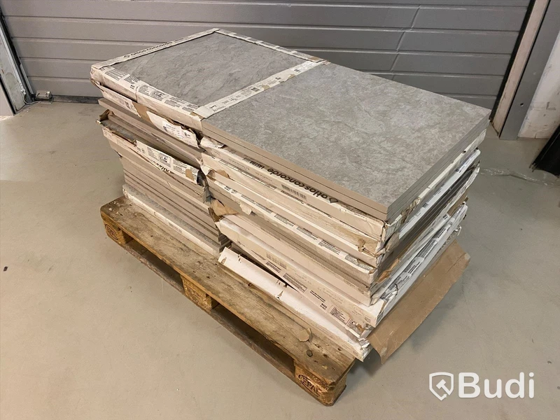ca 18 kvm Kakel Bricmate Z66 QUARTZIT PEARL 60x60 cm, SHADE CL7, UTOMHUS