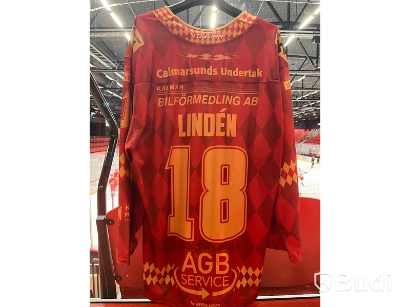 #18 LINDEN - Signerad matchtröja oktoberfest - Kalmar HC