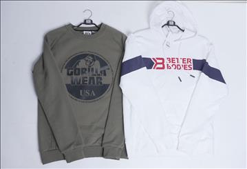 2 st Hoodies- Better Bodies, Gorilla Wear, strl. Large. Ny.