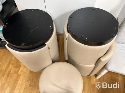 5 st. Sittpuff, fåtölj