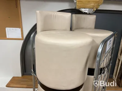6 st. Sittpuff, fåtölj