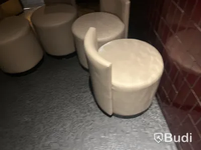 4 st. Sittpuff, fåtölj