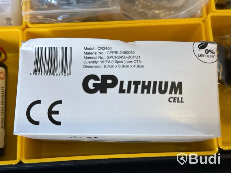 Sortimentlåda med batterier