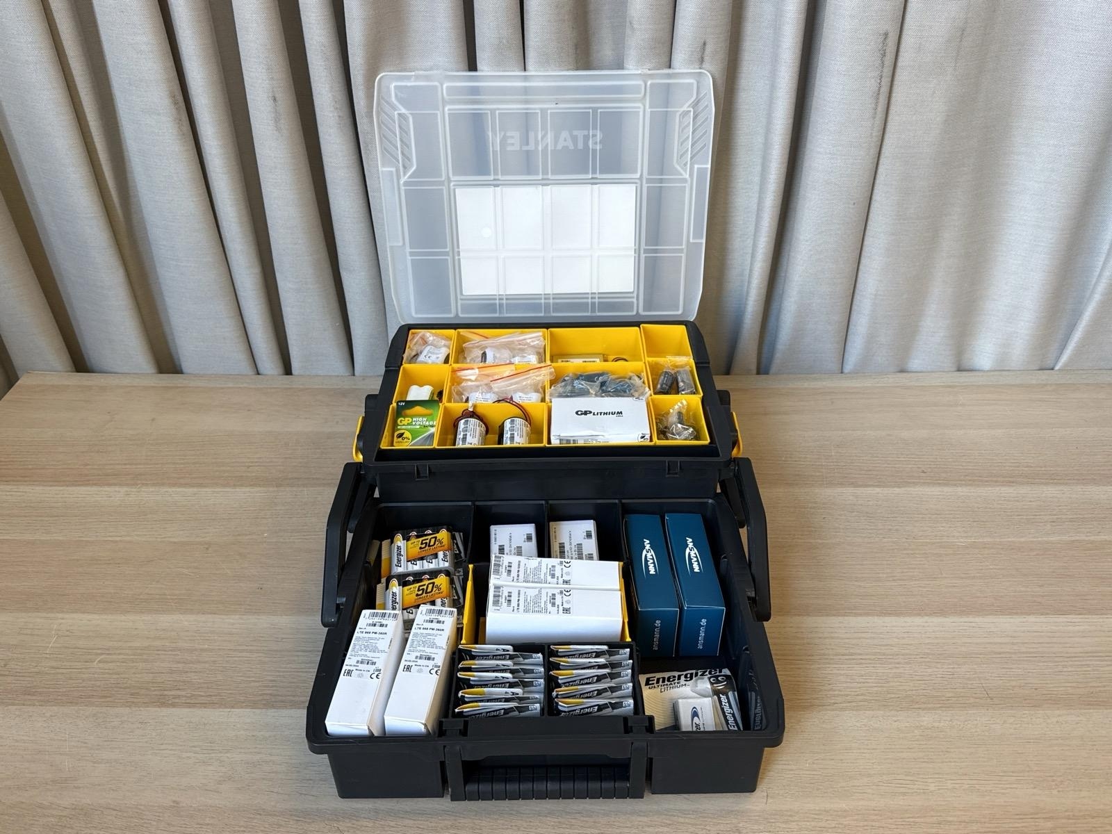 Sortimentlåda med batterier