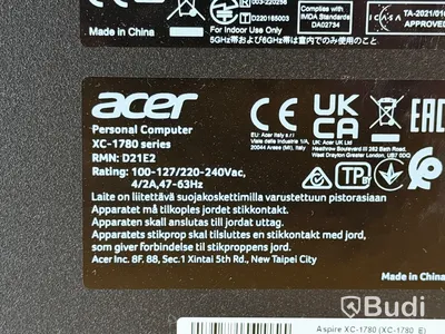 Stationär dator, Acer Aspire XC-1780, i5, 8 GB RAM