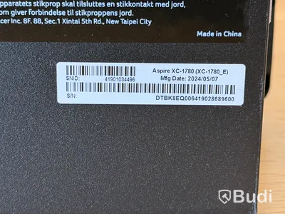Stationär dator, Acer Aspire XC-1780, i5, 8 GB RAM
