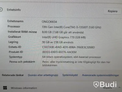 Mini desktop PC, HP Pro Mini 400 G9, i5, 8 GB RAM