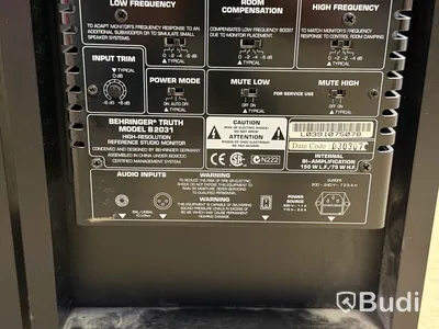 Behringer Truth B2031 studiohögtalare, par