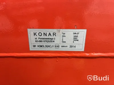 Lastbilssläp Konar JG9 -2024 | Nybesiktigad