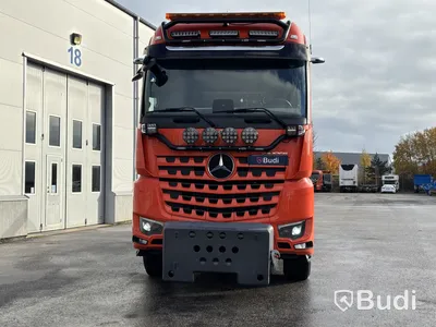 Tridemväxlare Mercedes-Benz Arocs 3758 -2023 | JOAB 24 ton | Plogutrustad