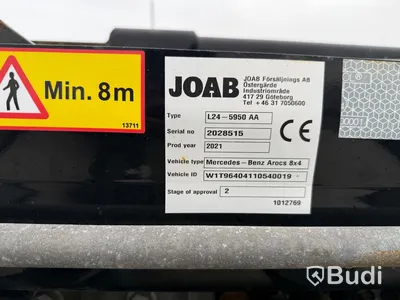 Tridemväxlare Mercedes-Benz Arocs 3251 12.8 Powershift 3 -2021 | JOAB 24 ton