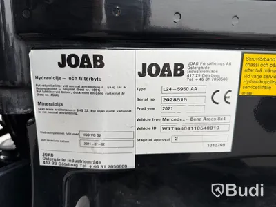 Tridemväxlare Mercedes-Benz Arocs 3251 12.8 Powershift 3 -2021 | JOAB 24 ton