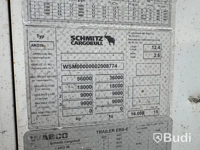 Kyltrailer Schmitz KO 36 -2013 | Reparationsobjekt