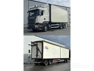 Flisbilsekipage Scania R490 LB 6X2 MNB -2015 | Reparationsobjekt med tillhörande flissläp DGG094