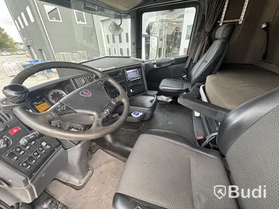 Flisbilsekipage Scania R490 LB 6X2 MNB -2015 | Reparationsobjekt med tillhörande flissläp DGG094