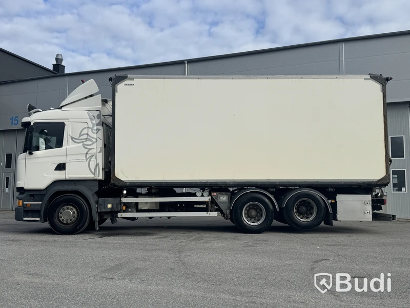 Flisbilsekipage Scania R490 LB 6X2 MNB -2015 | Reparationsobjekt med tillhörande flissläp DGG094