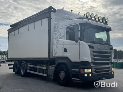 Flisbilsekipage Scania R490 LB 6X2 MNB -2015 | Reparationsobjekt med tillhörande flissläp DGG094
