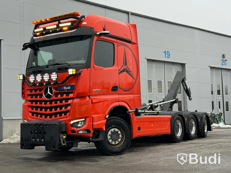 Tridemväxlare Mercedes-Benz Arocs 15.6 3758 PowerShift -2023 | JOAB 24 ton | Plogutrustad