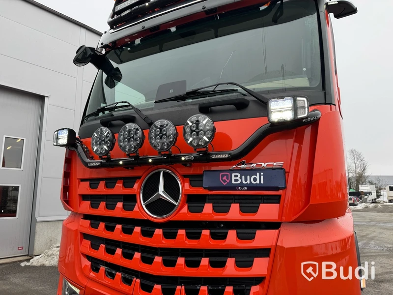 Tridemväxlare Mercedes-Benz Arocs 15.6 3758 PowerShift -2023 | JOAB 24 ton | Plogutrustad