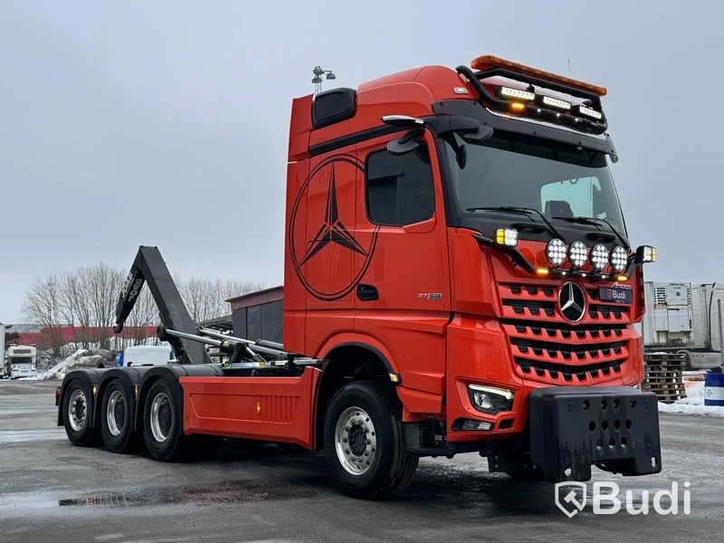 Tridemväxlare Mercedes-Benz Arocs 15.6 3758 PowerShift -2023 | JOAB 24 ton | Plogutrustad