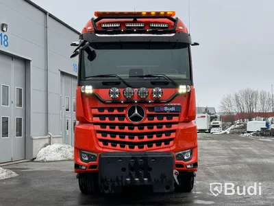 Tridemväxlare Mercedes-Benz Arocs 15.6 3758 PowerShift -2023 | JOAB 24 ton | Plogutrustad