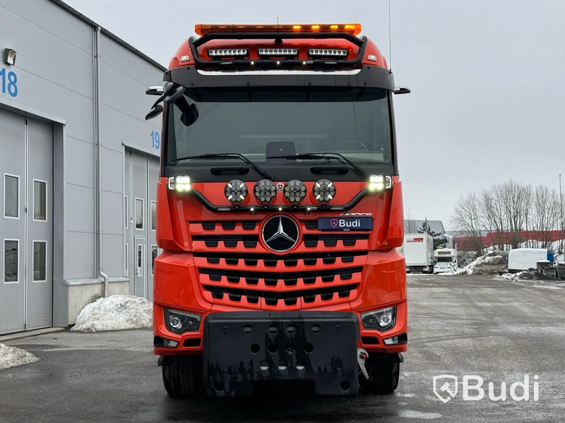 Tridemväxlare Mercedes-Benz Arocs 15.6 3758 PowerShift -2023 | JOAB 24 ton | Plogutrustad
