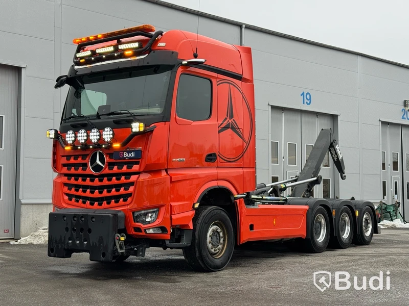 Tridemväxlare Mercedes-Benz Arocs 15.6 3758 PowerShift -2023 | JOAB 24 ton | Plogutrustad
