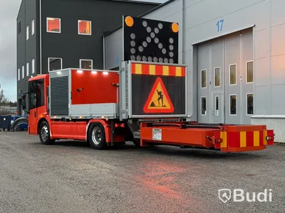 TMA-bil Mercedes-Benz Econic 1827 4x2 -2019 | Palfinger kran