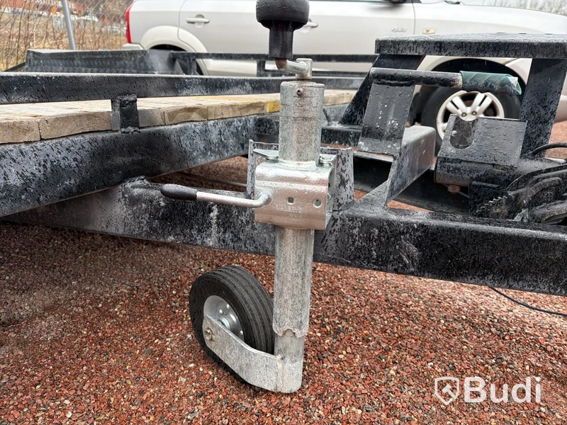 Biltransportsläp BCW - 2000 kg – Dubbelaxlad – Besiktigad