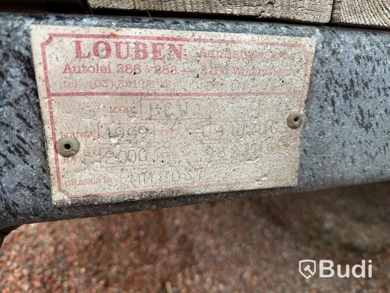 Biltransportsläp BCW - 2000 kg – Dubbelaxlad – Besiktigad