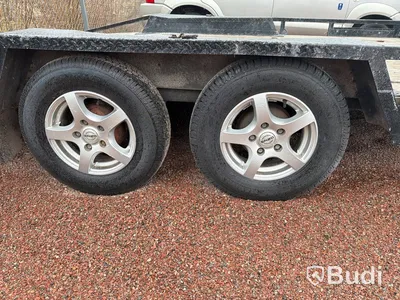 Biltransportsläp BCW - 2000 kg – Dubbelaxlad – Besiktigad